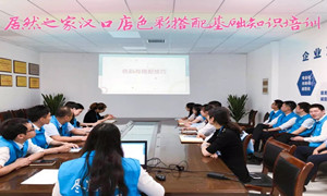 居然之家湖北汉口店色彩搭配基础(chǔ)知识(shí)培训(xùn)